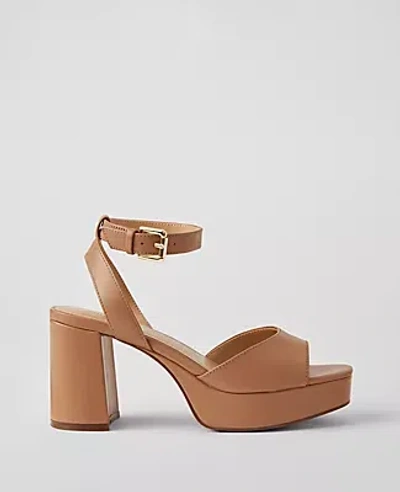 Ann Taylor Slingback Sport Sandals In Desert Sand