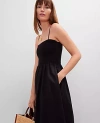 Ann Taylor Smocked Linen Blend Maxi Dress