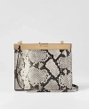 Ann Taylor Snake Clutch Bag