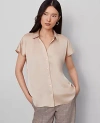 Ann Taylor Split Neck Blouse