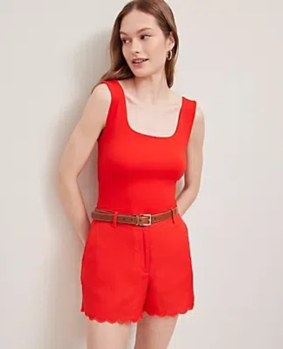 Ann Taylor Square Neck Tank Top