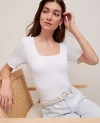 Ann Taylor Square Neck Top