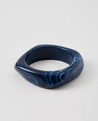 Ann Taylor Square Stone Cuff Bracelet In Blue