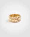 Ann Taylor Stackable Ring Set In Gold