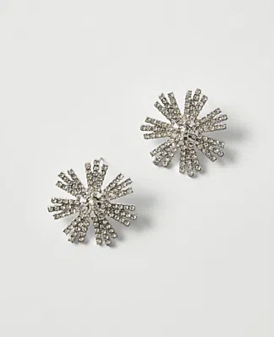Ann Taylor Star Stud Earrings In Silvertone