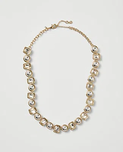 Ann Taylor Statement Necklace In Gold