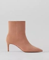 Ann Taylor Stiletto Suede Bootie In Dominican Sand