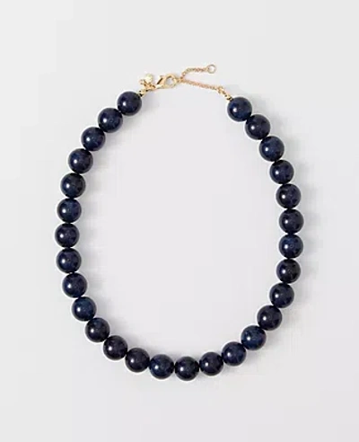 Ann Taylor Stone Statement Necklace In Black