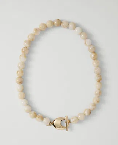 Ann Taylor Stone Statement Necklace In Natural