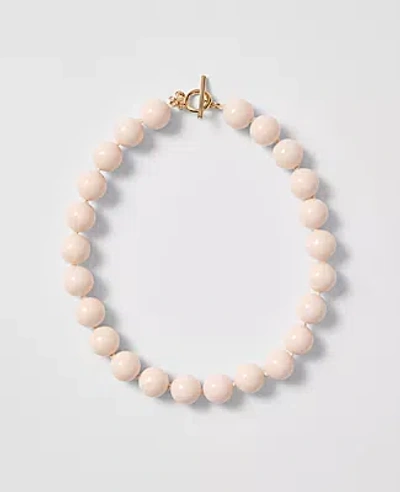 Ann Taylor Stone Statement Necklace In White