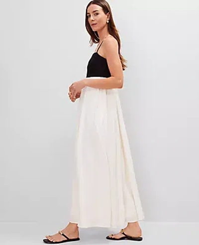 Ann Taylor Strappy Linen Blend Maxi Dress