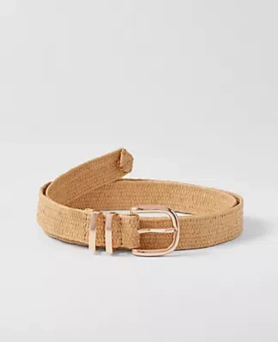 Ann Taylor Straw Trouser Belt