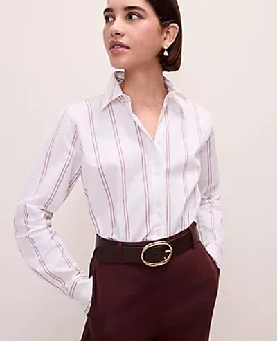 Ann Taylor Striped Relaxed Perfect Shirt