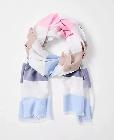 Ann Taylor Striped Scarf