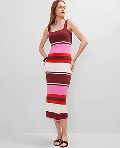 Ann Taylor Striped Sweater Dress