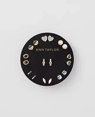Ann Taylor Stud Earring Set In Gold