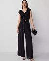 Ann Taylor Studio Collection Silk Palazzo Pant In Black