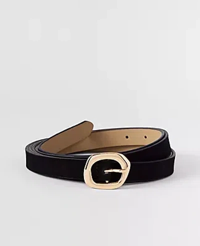 Ann Taylor Suede Double Wrap Belt In Red