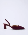 Ann Taylor Suede Slingback Pump