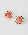 Ann Taylor Sun Stone Stud Earrings