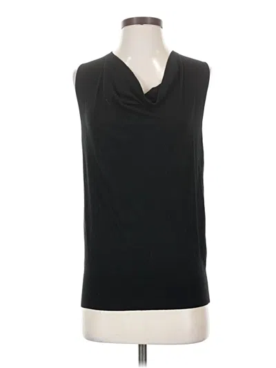 Pre-owned Ann Taylor Sweater Vest In Black