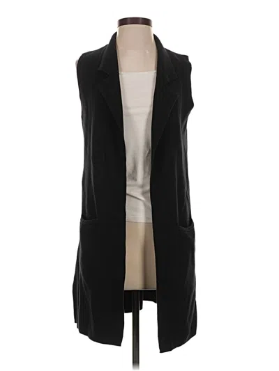 Pre-owned Ann Taylor Sweater Vest In Black