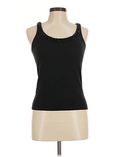 Pre-owned Ann Taylor Sweater Vest In Black