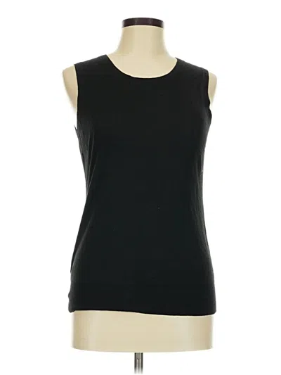 Pre-owned Ann Taylor Sweater Vest In Black
