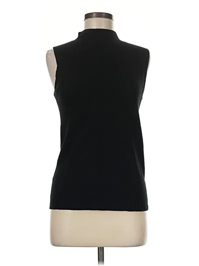 Pre-owned Ann Taylor Sweater Vest In Black