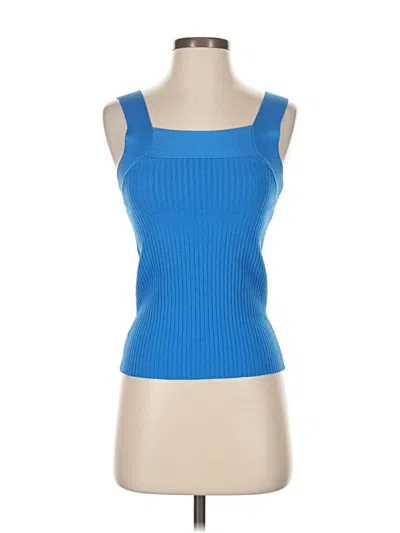Pre-owned Ann Taylor Sweater Vest In Blue