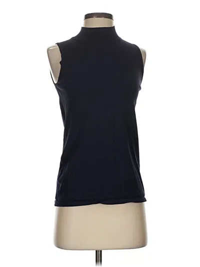 Pre-owned Ann Taylor Sweater Vest In Blue