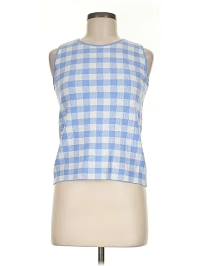 Pre-owned Ann Taylor Sweater Vest In Blue