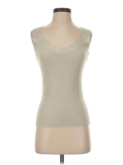 Pre-owned Ann Taylor Sweater Vest In Brown