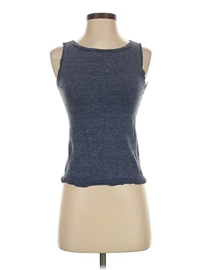 Pre-owned Ann Taylor Sweater Vest In Gray