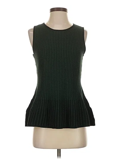 Pre-owned Ann Taylor Sweater Vest In Green