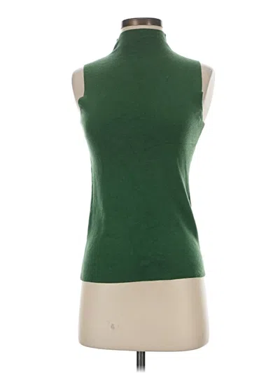 Pre-owned Ann Taylor Sweater Vest In Green