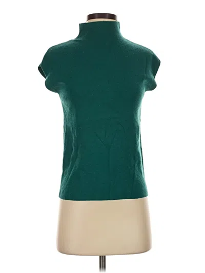 Pre-owned Ann Taylor Sweater Vest In Green
