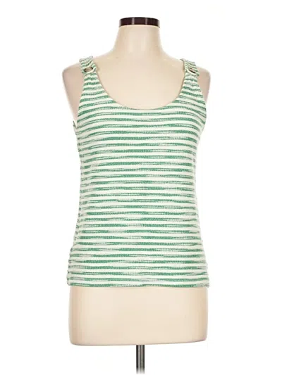 Pre-owned Ann Taylor Sweater Vest In Green