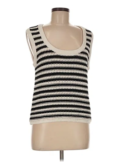 Pre-owned Ann Taylor Sweater Vest In Ivory