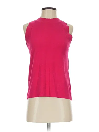 Pre-owned Ann Taylor Sweater Vest In Pink