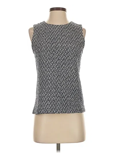 Pre-owned Ann Taylor Sweater Vest In Silver