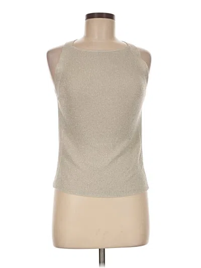 Pre-owned Ann Taylor Sweater Vest In Tan