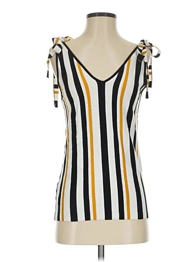 Pre-owned Ann Taylor Sweater Vest In Yellow
