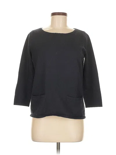 Pre-owned Ann Taylor Sweatshirt In Black