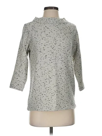 Pre-owned Ann Taylor Sweatshirt In Gray