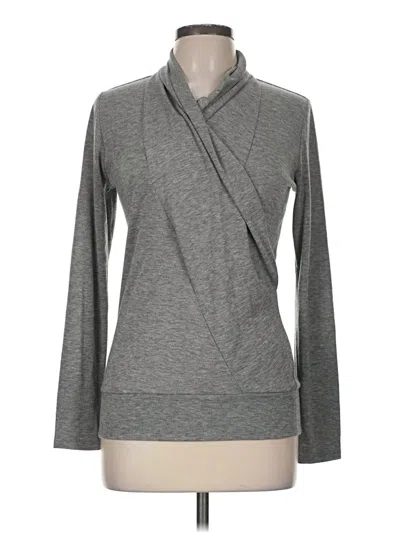 Pre-owned Ann Taylor Sweatshirt In Gray