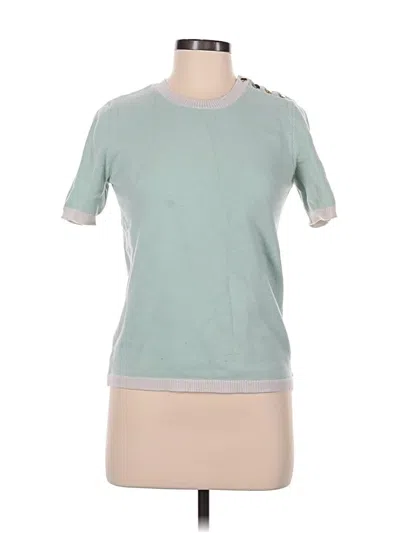 Pre-owned Ann Taylor Sweatshirt In Green