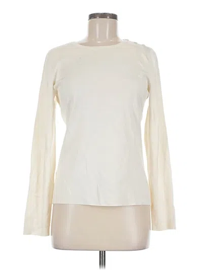 Pre-owned Ann Taylor Sweatshirt In Ivory