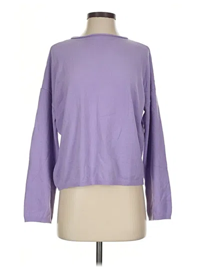Pre-owned Ann Taylor Sweatshirt In Purple
