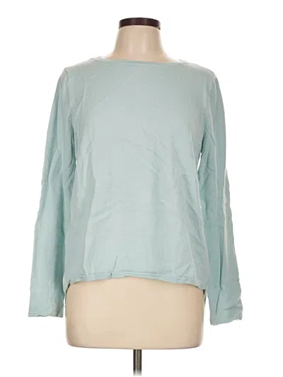 Pre-owned Ann Taylor Sweatshirt In Teal